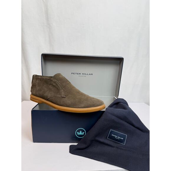 Peter Millar Other - Peter Millar Collection Slip On Chukka Suede Spruce MF20RF07 Men 11.5 $298 MSRP